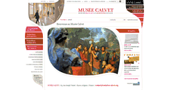 Desktop Screenshot of musee-calvet.org